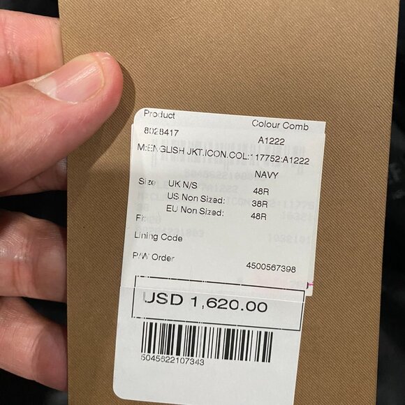 Burberry Stripe Detail English Tailored Blazer - Picture 6 of 7